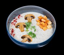 Крем-суп с шампиньонами