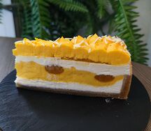 Чизкейк Манго-маракуйа