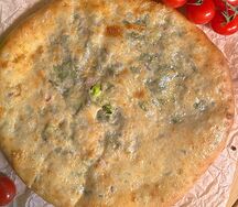 Пирог со шпинатом и сыром