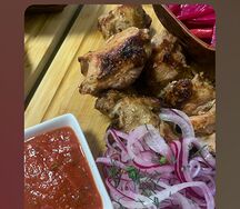 Шашлык из cвинoй шейки