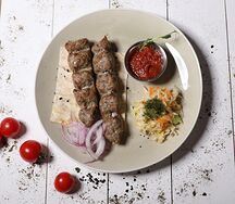 Люля-кебаб из мраморной говядины