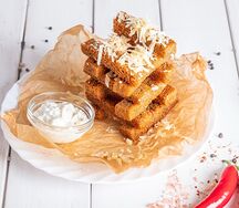 Гренки ржаные с сыром