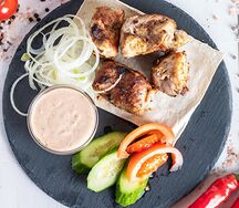 Шашлык из куриного филе