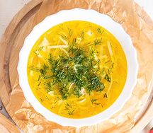 Куриный суп-лапша