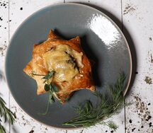Жюльен сливочный с грибами в буше