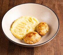 Куриные котлетки с картофельным пюре