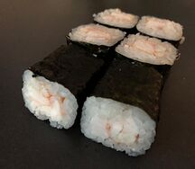 Маки-ролл с креветкой