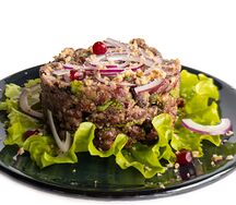 Лобио с орехами