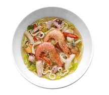 Куксу с морепродуктами