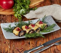Баклажаны с орехами