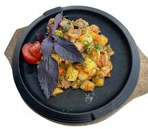Горячая сковородка со свининой