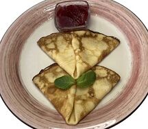 Блины с джемом