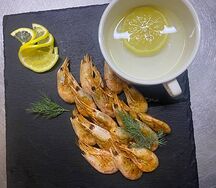 Жареные креветки