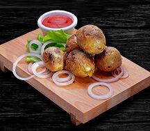 Шашлык из картофеля