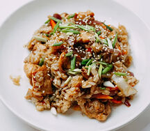 Wok рис с курицей