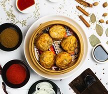 Жареные манты с мясом