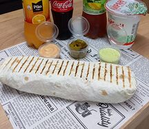 Донер с сосиской