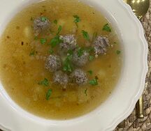 Суп с фрикадельками