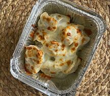 Пельмени запеченные с сыром