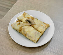 Блинчики с курицей и с грибами