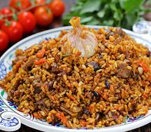Плов узбекский со свининой