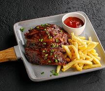 Свиные ребра BBQ