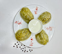 Манты с картофелем