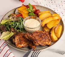 Стейк из куриного бедра