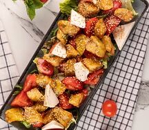 Хрустящий баклажан с сыром
