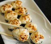 Запечённый ролл с сыром