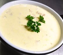 Крем-суп из лесных грибов