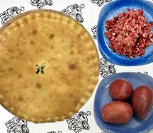 Картофель с фаршем