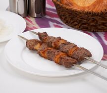 Кусковой шашлык из баранины