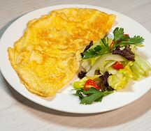Сырный омлет