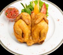 Цыплёнок на оливковом масле