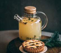 Чай имбирный с лимоном