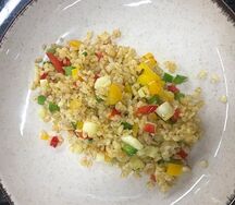 Булгур с овощами