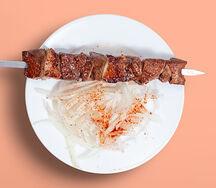 шашлык из печени