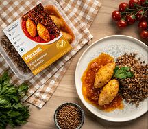 Люля куриные с гречкой