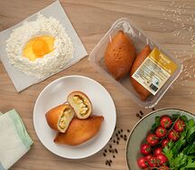 Пирожки с рисом и яйцом