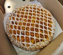 Пирог с мандаринами и облепихой