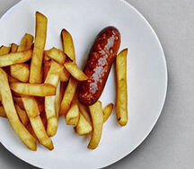 Sausage & chips