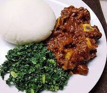 Nshima with Beef