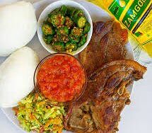 Nshima with Pork