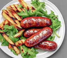 Pork sausages