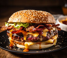 Beef Bacon Cheese Burger