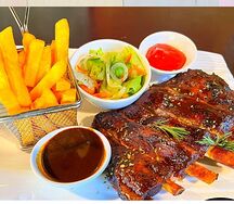 BBQ Spare Ribs With Home Made Sauce