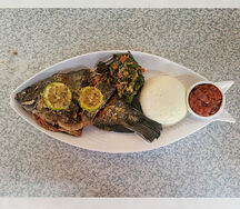 Garlic Whole Fish In Zambian Style