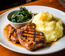 Grilled pork chops