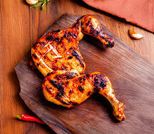 Charcoal Grilled 1/2 Chicken